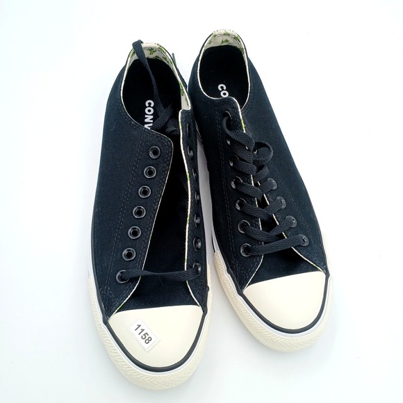 Converse Shoes Mens 8.5 Womens 10.5 Chuck Taylor All Star Low Top Sneakers Black